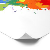 RAINBOW CLOUD -.png Poster (Ecke)