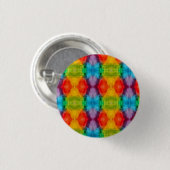 Rainbow Cloud Watercolor Art Button (Vorne & Hinten)
