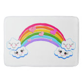 Rainbow Clouds Bathmat Badematte (Vorderseite)