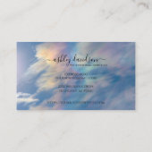 Rainbow Clouds Berufliche Ernennungskarten Terminkarte (Rückseite)