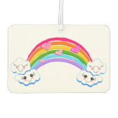 Rainbow Clouds Car Freshener Autolufterfrischer (Rückseite)