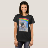 Rainbow Clouds Disco Ball T-Shirt (Vorne ganz)