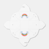 Rainbow Clouds Favor Box Geschenkschachtel (Ungefaltet)