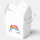 Rainbow Clouds Favor Box Geschenkschachtel (Geöffnet)
