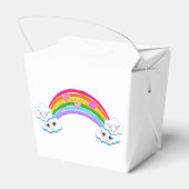 Rainbow Clouds Favor Box Geschenkschachtel (Rückseite)