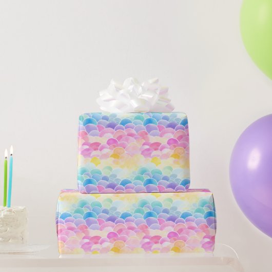 Rainbow Clouds Geschenkpapier (Partygeschenke)