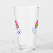 Rainbow Clouds Glass Tumbler (Rechts)