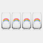 Rainbow Clouds Glasses Dosenglas (Hinten)