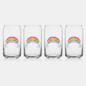 Rainbow Clouds Glasses Dosenglas (Vorderseite)