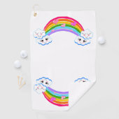 Rainbow Clouds Golfhandtuch (Insitu)