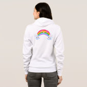 Rainbow Clouds Hoodie #2 (Schwarz voll)