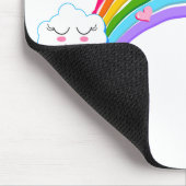 Rainbow Clouds Mouse Pad Mousepad (Ecke)