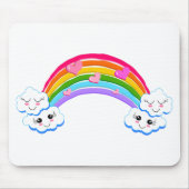Rainbow Clouds Mouse Pad Mousepad (Vorne)