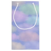 Rainbow Clouds Personalisierte Geschenktasche Kleine Geschenktüte (Rückseite)