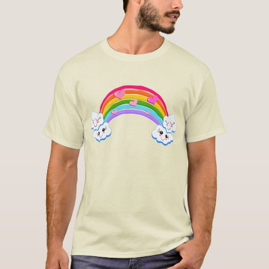 Rainbow Clouds Shirt #2 (Vorderseite)