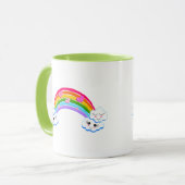 Rainbow Clouds Tasse (Vorderseite Links)