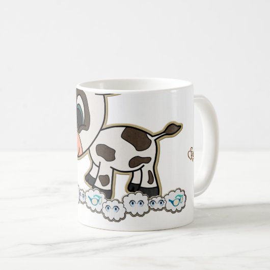 Rainbow Clouds Tasse (VorderseiteRechts)