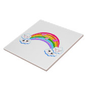 Rainbow Clouds Tile Fliese (Seite)