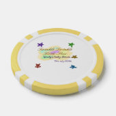 Rainbow clouds twinkle Twinkle Little Star baby Pokerchips (Einzeln)