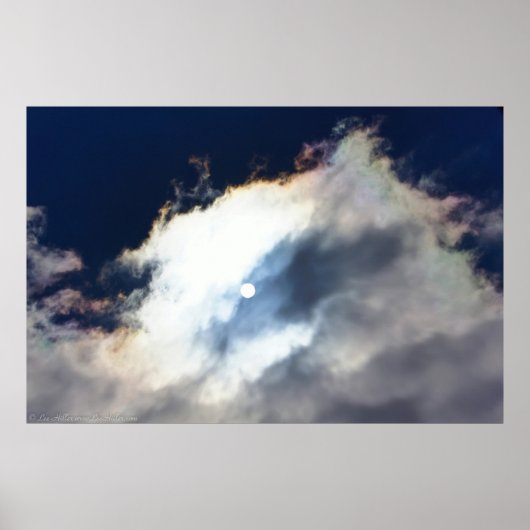 Rainbow Clouds überqueren das Sky Poster (Vorne)