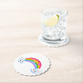 Rainbow Clouds Untersetzer (Vor Ort)