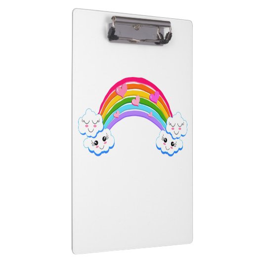 Rainbow Clouds Zwischenablage Klemmbrett (Rechts)