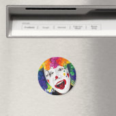 Rainbow Clown, LÄCHELN! Magnet (In Situ (Geschirrspüler))
