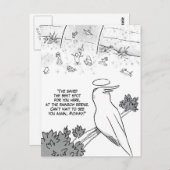 Rainbow-Cockatio Postkarte (Vorne/Hinten)