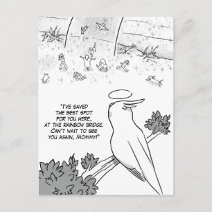 Rainbow-Cockatio Postkarte