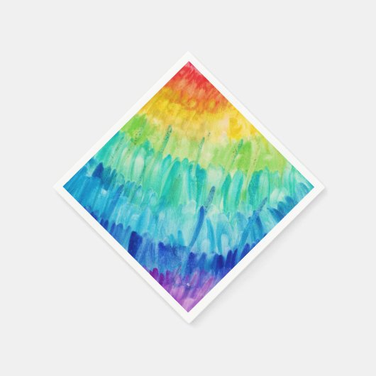 Rainbow-Cocktail Serviette (Ecke)