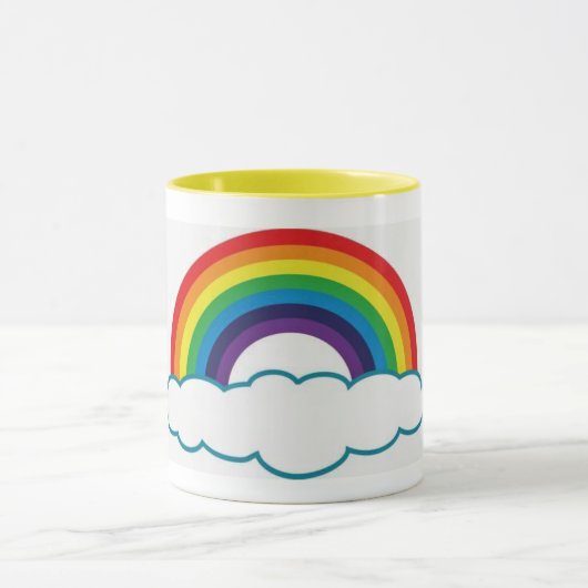 Rainbow Coffee Cup Tasse (Zentrum)