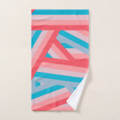 Rainbow Collage Badhandtuch Set (Handtuch)