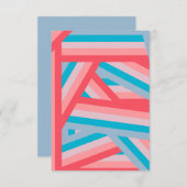 Rainbow Collage Dankeskarte (Vorne/Hinten)