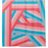 Rainbow Collage Duschvorhang (Vorderseite)