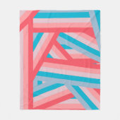 Rainbow Collage Fleecedecke (Vorderseite)