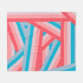 Rainbow Collage Fleecedecke (Vorderseite (Horizontal))