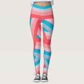 Rainbow Collage Leggings (Vorderseite)
