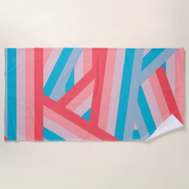 Rainbow Collage Strandtuch