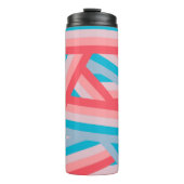 Rainbow Collage Thermosbecher (Vorderseite)