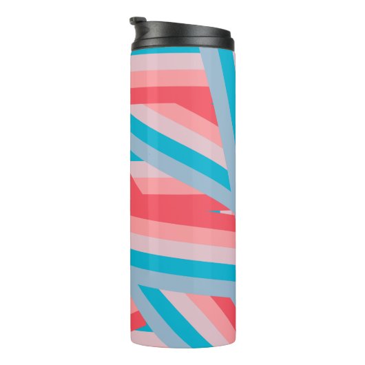 Rainbow Collage Thermosbecher (Nach rechts gedreht)