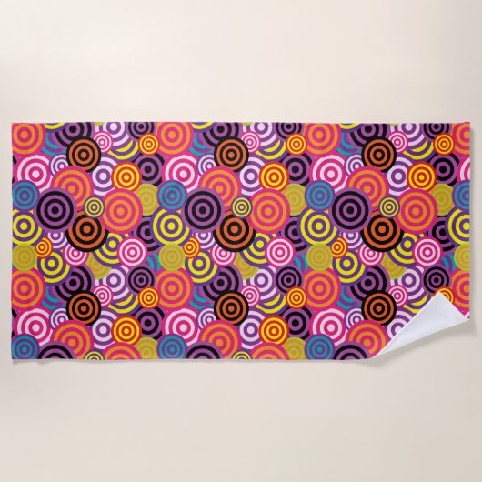Rainbow Colocles Beach Towel Strandtuch (Vorderseite)
