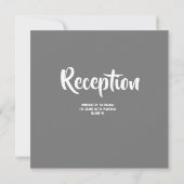 Rainbow Color Block Strips Einladung (Rückseite)