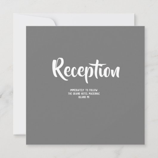 Rainbow Color Block Strips Einladung (Rückseite)