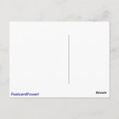 Rainbow Color Burst Postkarte (Rückseite)