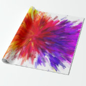 Rainbow Color Explosion Geschenkpapier (Ungerollt)