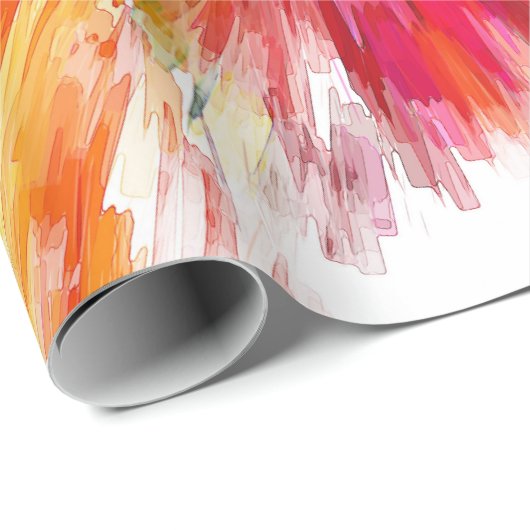 Rainbow Color Explosion Geschenkpapier (Rolleneckpunkt)