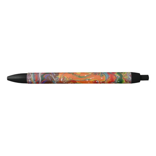 Rainbow Color Flow Art Kugelschreiber (Vorderseite)