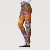 Rainbow Color Flow Art Leggings (Links)