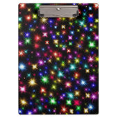 Rainbow Color Glitzern Klemmbrett (Vorderseite)