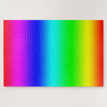 Rainbow Color Gradient Jigsaw Puzzle